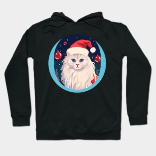 Turkish Angora Cat Xmas, Love Cats Hoodie